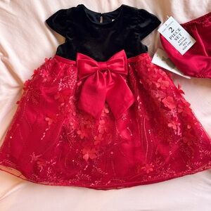 Rare Editions Holiday Christmas dress NWT